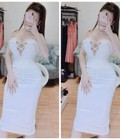 Hình ảnh: Đầm body đan dây hở ngực cúp sexy