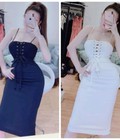 Hình ảnh: Đầm body đan dây hở ngực cúp sexy