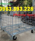 Hình ảnh: Lồng sắt trữ hàng, xe đẩy lồng thép, lồng thép có bánh xe