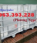 Hình ảnh: Tank nhựa 1 khối nhập khẩu, bồn 1000L chứa hóa chất, thùng nhựa đựng nước