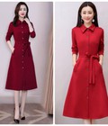 Hình ảnh: Đầm sơ mi túi mổ cột nơ