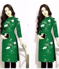 Hình ảnh: Áo dài cách tân họa tiết con cò