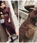 Hình ảnh: Đầm len body tay dài cao cấp HK