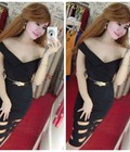 Hình ảnh: Đầm body bẹt vai chân váy cut out