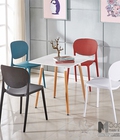 Hình ảnh: Bàn ghế ăn nhỏ 4 người hiện đại Daw Cat thân nhựa hcm