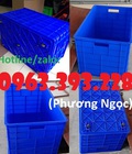 Hình ảnh: Thùng nhựa đặc 5 bánh xe, hộp nhựa linh kiện, thùng nhựa công nghiệp