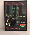 Hình ảnh: Bảng led huỳnh quang ghi menu cho Quán Ăn Trà Sữa Nail Spa Trà Chanh