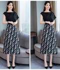 Hình ảnh: Đầm xòe phối voan 2 lớp