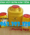 Hình ảnh: Hộp đựng kim tiêm y tế, bình đựng vật sắc nhọn y tế, bình hủy kim tiêm