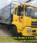 Hình ảnh: Xe tải dongfeng b180 8 tấn, 9 tấn thùng mui bạt giá siêu rẻ