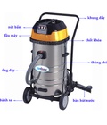 Hình ảnh: Máy hút bui công nghiệp Topclean 380T