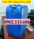 Hình ảnh: Can đựng hóa chất 10L, can đựng hóa chất nặng, can nhựa HDPE nguyên sinh,