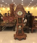 Hình ảnh: Đồng Hồ Cây Chạm Hoa Lan Tây- Cổ Điển