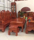 Hình ảnh: Bộ bàn ghế tần thủy hoàng gỗ hương đá 6 món