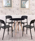 Hình ảnh: Bộ Bàn Tiếp Khách Showroom DSW Milan Thân Nhựa Hiện Đại Hcm