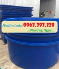 Hình ảnh: Thùng nhựa tròn dung tích lớn, thùng nhựa làm bể nước