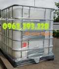 Hình ảnh: Bồn nhựa 1 khối đựng dầu, tank nhựa IBC 1000L