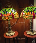 Hình ảnh: Giao lưu đôi đèn Tiffany hoạ tiết chuồn chuồn.