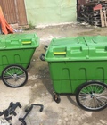 Hình ảnh: Xe gom rác 400L nhựa HDPE