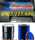 Hình ảnh: Thùng phuy sắt 220L đựng hóa chất, thùng phuy sắt 220L đựng xăng dầu, thùng phuy sắt 220L đựng dung môi,