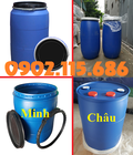 Hình ảnh: Thùng phuy nhựa 220l làm bè, thùng phuy nhựa 220l đựng hóa chất, thùng phuy nhựa 220l nhựa nguyên sinh, thùng phuy nhựa