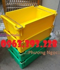 Hình ảnh: Thùng nhựa có quai xách, hộp nhựa đựng hải sản