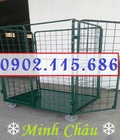 Hình ảnh: Lồng thép lưới, lồng thép đẩy hàng, lồng thép chứa hàng, lồng thép trữ hàng,