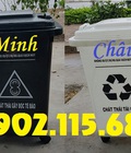 Hình ảnh: Thùng rác 60L có bánh xe, thùng rác 60L nắp kín, thùng rác 60L đạp chân, thùng rác 60L nhựa HDPE, thùng rác công nghiệp