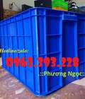 Hình ảnh: Thùng nhựa đặc cao 39, thùng nhựa đựng nông sản