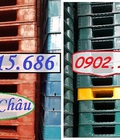 Hình ảnh: Pallet nhựa, pallet nhựa giá rẻ, pallet nhựa 1 mặt, pallet nhựa 2 mặt,