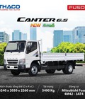 Hình ảnh: Xe tải mitsubitshi fuso canter 6.5 thùng lửng đến từ NHẬT BẢN, thùng 4.3m tải 3.4 tấn