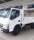 Hình ảnh: Xe tải fuso canter 4.99 thùng lung, thùng dài 4.35m tair 2300kg