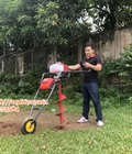 Hình ảnh: Máy khoan đất trồng cây, trụ tiêu cọc điện đa năng có bánh xe