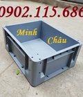 Hình ảnh: Thùng nhựa đựng hàng, thùng nhựa đựng hàng có nắp, hộp nhựa đựng linh kiện, thùng nhựa đựng đồ cơ khí,