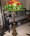 Hình ảnh: Giao lưu e đèn tiffany hoa tuylip chân đồng cổ Pháp.