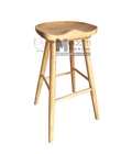 Hình ảnh: Ghế Quầy Đảo Bếp Gỗ Tự Nhiên 3 Chân Cao 65cm Hcm