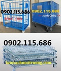 Hình ảnh: Lồng thép 2 tầng, lồng thép 3 tầng, lồng thép đẩy hàng, lồng thép đựng hàng,