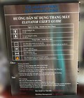 Hình ảnh: Bảng hướng dẫn sử dụng thang máy