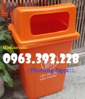 Hình ảnh: Thùng rác 90 Lít nắp hở, thùng rác nhựa HDPE, thùng rác công cộng
