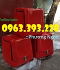 Hình ảnh: Thùng giao hàng gắn sau xe máy, thùng chở hàng nhựa composite