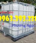 Hình ảnh: Tank nhựa 1000L, bồn nhựa đựng hóa chất 1 khối,