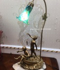 Hình ảnh: Đèn tiffany tượng đồng ngủ cao cấp.