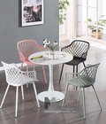 Hình ảnh: Bộ Bàn Ăn Tròn Tulip 4 Ghế Nhựa Mesh Hiện Đại Cho Căn Hộ Hcm