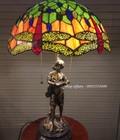 Hình ảnh: Đèn bàn tiffany chuồn chuồn tượng đồng Mỹ.