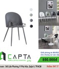 Hình ảnh: MARIO-S Ghế ăn nhựa thân xám giá rẻ tại tphcm Nội Thất CAPTA