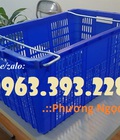 Hình ảnh: Sọt nhựa có quai sắt, sọt đựng thanh long