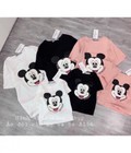 Hình ảnh: Áo đôi mẹ và bé in hình chuột Mickey dễ thương
