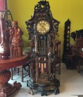 Hình ảnh: Đồng Hồ Cây Gỗ Cao Cấp Chạm Cửu Long - Phong Thuỷ Tốt