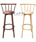 Hình ảnh: Ghế quầy bar xoay màu nâu phong cách cổ điển giá rẻ Quận 9