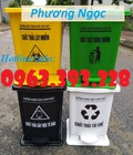 Hình ảnh: Thùng rác y tế, thùng đựng rác y tế đạp chân, thùng rác đạp chân